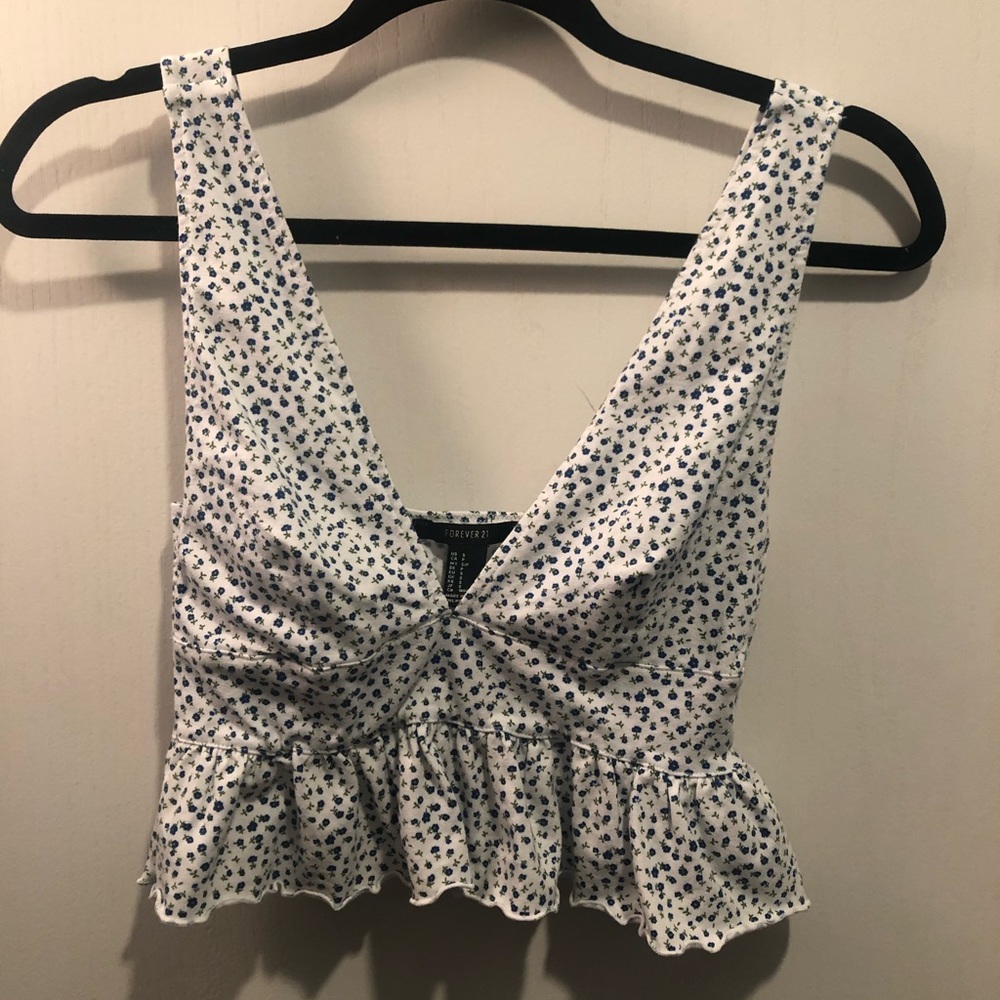 Floral tank top